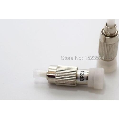 Free Shipping 5pcs/lot 12dB FC Female to Male Fiber Optic Attenuator