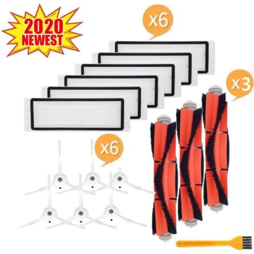 Side brush HEPA filter main brush Suitable for xiaomi vacuum 2 roborock s50 S51 S55 xiaomi roborock Xiaomi xiaowa Mi Robot