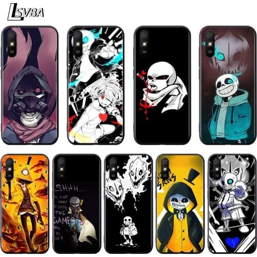 Undertale Papyrus Sans Doggo For Xiaomi Redmi 9 9C 9A 9I 9T 10X 8A 8 7A 7 6A 6 5 S2 Y3 Y2 GO K20 Pro Prime Black Phone Case