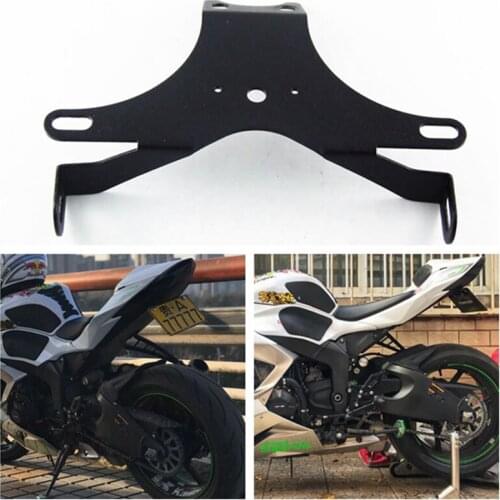 Motorcycle Bracket License Plate Holder For KAWASAKI ZX6R 2009 10 11 12 2013 Bracket License Plate Holder
