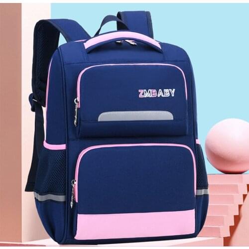 Kids Multifunction School Backpacks Children Orthopedic School Bags for Girls Boys Korean Reflective Strip Waterproof Bookbag