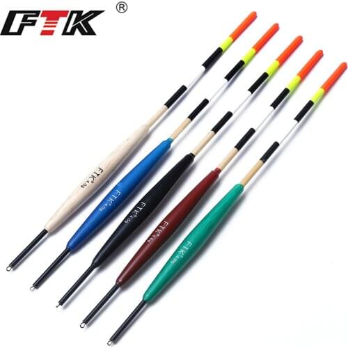 FTK Barguzinsky Fir Light 10Pcs/Lot Fishing Float Length 23-25.5cm Float 2g-4g Mix Color For Carp Fishing