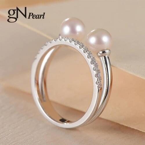 gNpearl Women's Silver Rings