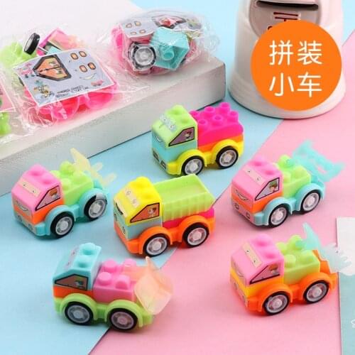 DIY Puzzle Big Size Building Blocks Accessories Car Truck Plane Motorcycle Vehicle Bricks Parts Kids Toys Gift Kids Toys