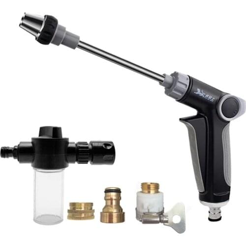 Dropshipping Water Guns Spray Gun Garden Hose Nozzle Lawn Sprinkler Watering Water Jet Car Wash High Pressure Power Washer Tool