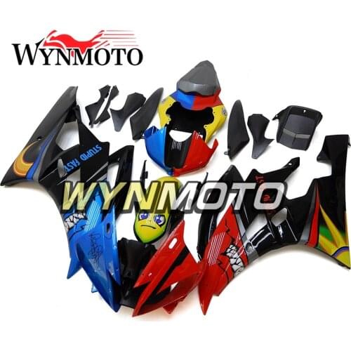Complete Fairings For Yamaha R6 2006 2007 06 07 Year ABS Injection Plastics Hulls Blue Red Cowlings Motorbike Covers New Covers