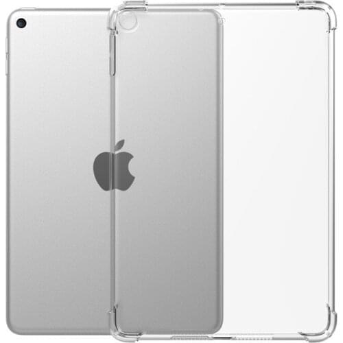 Transparent Case for iPad 9.7 2017 2018 Air 2 Air 1 TPU Silicone Shockproof Cover for iPad 10.2 2019 Air 10.5 Pro 11 Mini 3/4/5