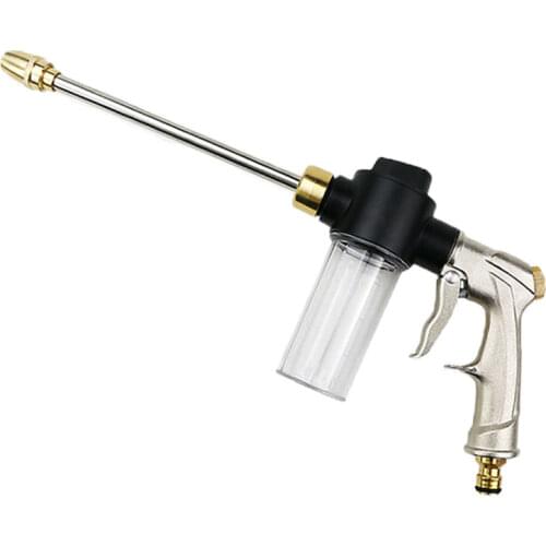 Dropshipping Garden Water Gun Sprinkler Hose Nozzle High Pressure Car Wash Metal Water Spray Guns Watering Irrigation Tools