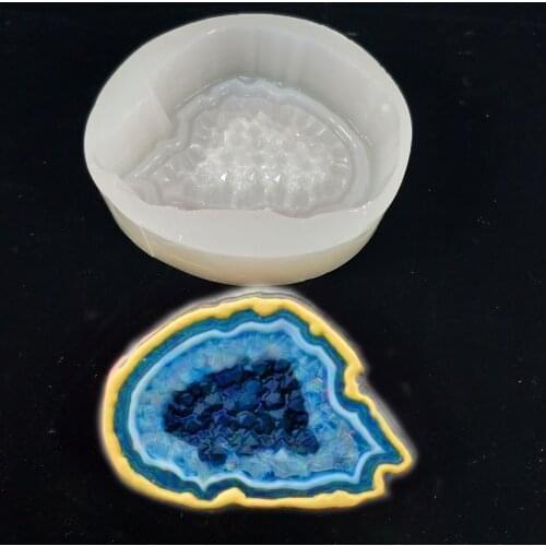 PRZY QT0234 Silicone Mould Mold Gemstone Diamond Handmade Soap Molds Resin Craft DIY Irregular Crystal Epoxy Resin Eco-friendly