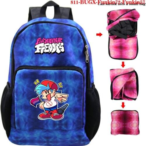 Friday Night Funkin Video Game Printed Backpack Canvas Backpack Student Schoolbag Unisex Travel Bag Fashion Laptop Shoulder Bags