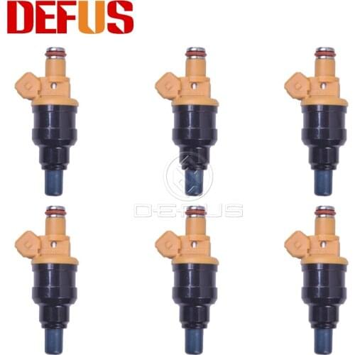 DEFUS NEW 6X INP-063 Fuel Injector Nozzle Bico For MITSUBISHI Galant 1.8L 2.0L 92-96 MD175076 MDH210 INP 063 INP063 Engine Value