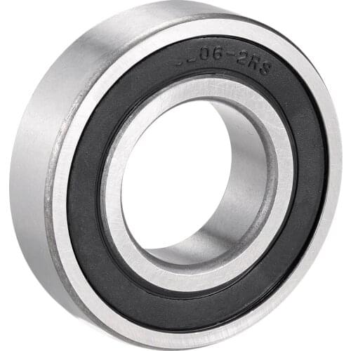 Uxcell Deep Groove Ball Bearing 6200 Series Single Sealed Chrome Steel Bearings 6206RS (1Qty)