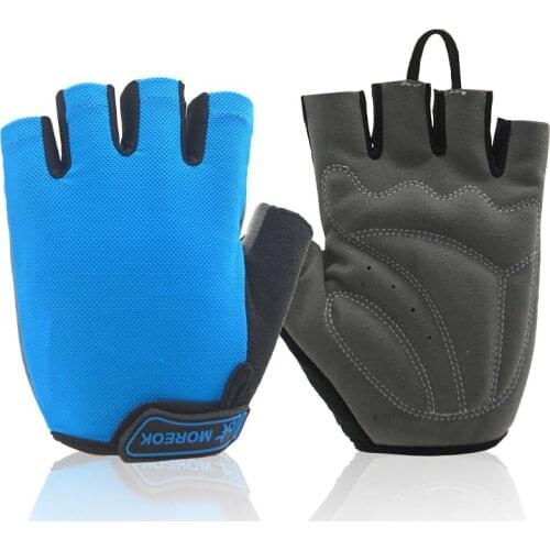 Anti-sweat Lycra Mesh Bicycle Glove Men Women Summer Cycling Gloves Half Finger Sport MTB Mountain Bike Tactical Riding Mittens
