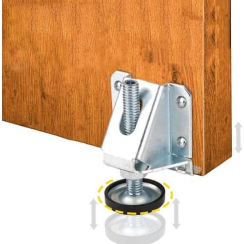 Leveling Feet Heavy Duty Furniture Levelers Adjustable Table Leg Leveler W/Lock Nuts For Furniture Workbench Units And More