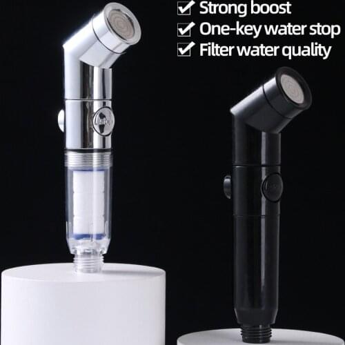 ZhangJi High Pressure Filter Bidet Sprayer Multifunctional Rinse Nozzle Portable Spray GunToilet Sprayer Douche Kit Bidet Faucet