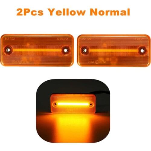 Yellow Car LED Side Marker Light Turn Signal Light for Iveco Fiat Ducato Citroen Peugeot Boxer Renault VOLVO Truck