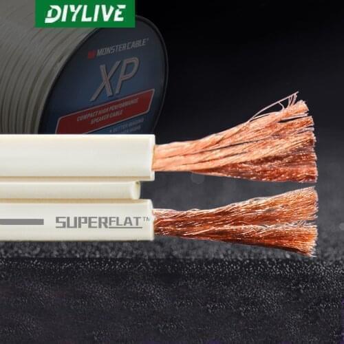 DIYLIVE 10 meters HiFi Us Monster 240 core 840 core wall wiring speaker wire fever sound box surround wire