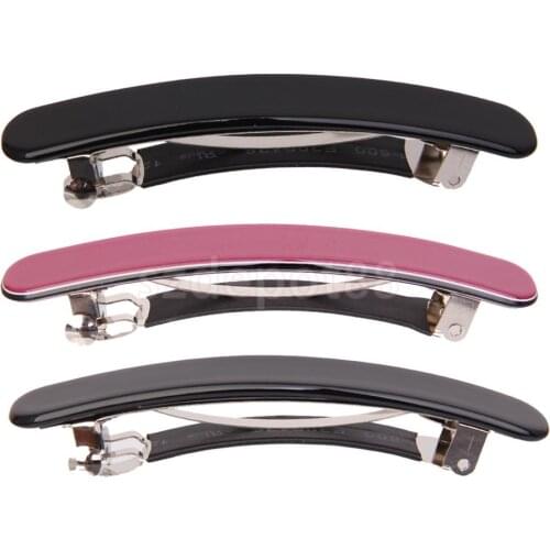 3pcs Fashion Girls Acrylic Hair Clip Barrette Hairpin Ponytail Holder Korean Style Fascinators Headpieces