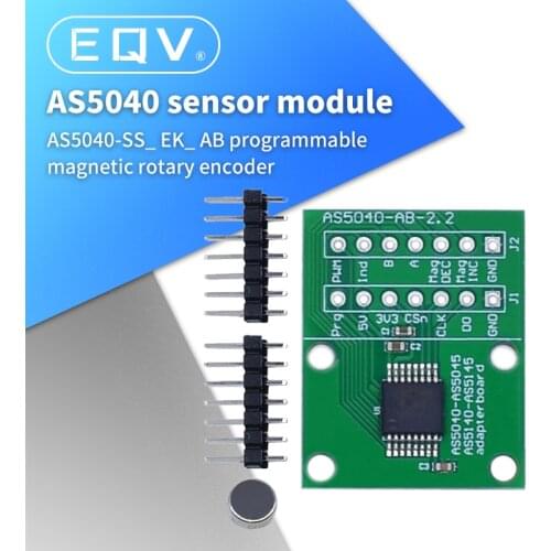 AS5040-ASST AS5040 Programmable contactless magnetic rotary encoder sensor module replaces optical encoder for arduino