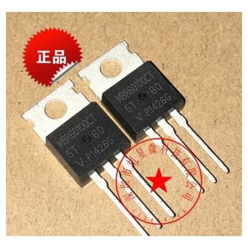 Free shipping 100PCS MBR60100CT TO-220 100V 60A