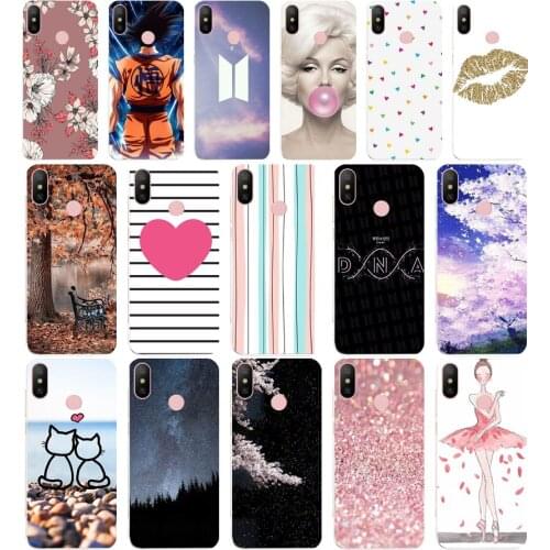 F For Xiaomi Redmi 6 Pro Case 6.26'' Silicone Soft TPU Back Cover For Xiaomi Redmi 6 Pro Case 6 Pro 6Pro Case