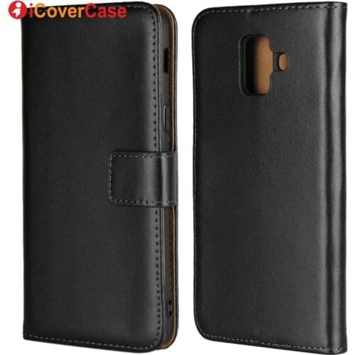 Flip Cases For Samsung Galaxy A6 Plus A6+ 2018 Case Leather Wallet Bag Soft Shell Cover Coque Etui Capa Mobile Phone Accessory