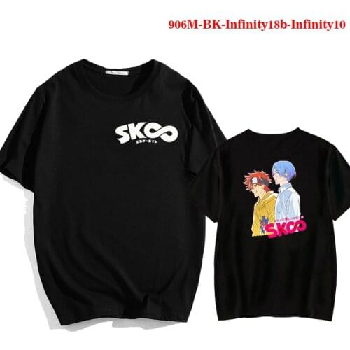 Kawaii Sk8 The Infinity T-Shirt Summer Women Japanese Anime Tshirts Snow Shadow Reki Joe Cherry Adam Miya Harajuku Homme Tops