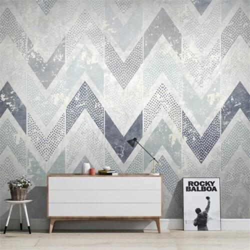 Custom Mural Wallpaper Modern Minimalist Floral Pattern Geometric TV Background Wall Painting