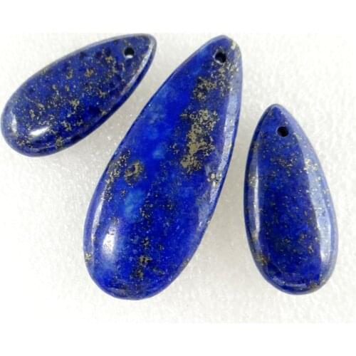 Natural Stone lapis lazuli Marine sediment jasper Water Drop Making Marine sedimentary Pendant for diy Jewelry making necklace