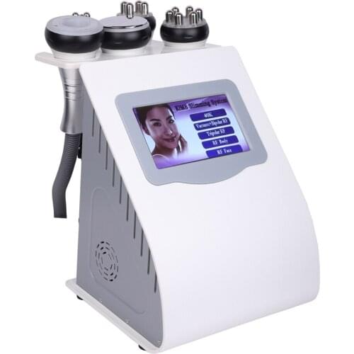 NEW 5 in 1 Vacuum Lipo Ultrasonic Cavitation Radio Frequency Multipolar RF Body Slimming Machine Skin Lifting Tighten Anti Wrink