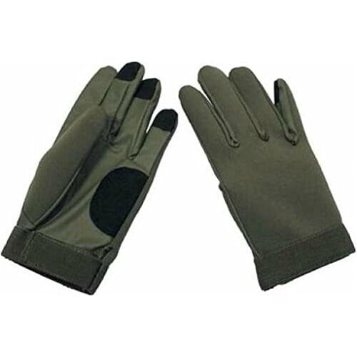 Gloves airsoft neoprene od olive drab 15803b mfh