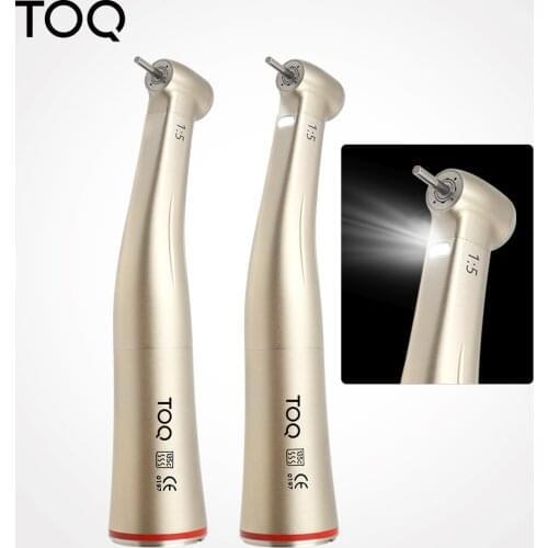 Dental Factory equipment increasing red ring 1:5 with light contra angle handpiece Push Button dental handpiece medical suppl