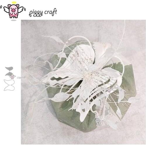 Piggy Craft metal cutting dies cut die mold 3Pcs Pattern angel wings Scrapbook paper craft knife mould blade punch stencils dies