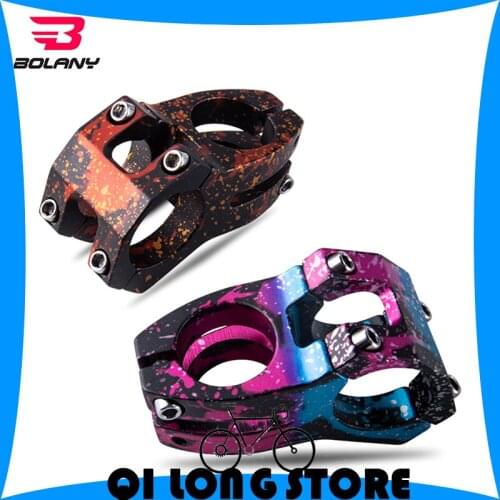 Bolany Bicycle Stem 7075 Aluminum Alloy CNC Seat Tube 28.6 Steerer For 31.8mm MTB Road Bike Handlebar Accessories
