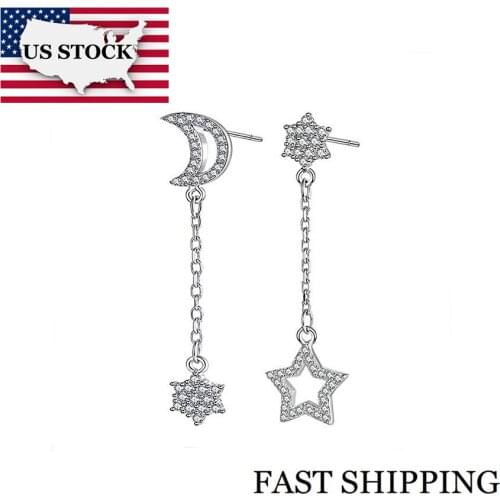 US STOCK Uloveido 5% Hoop Long Earings for Women Bijouterie Hanging Earring Jewelry Vintage Women Earings Tassels Bohemian EH116