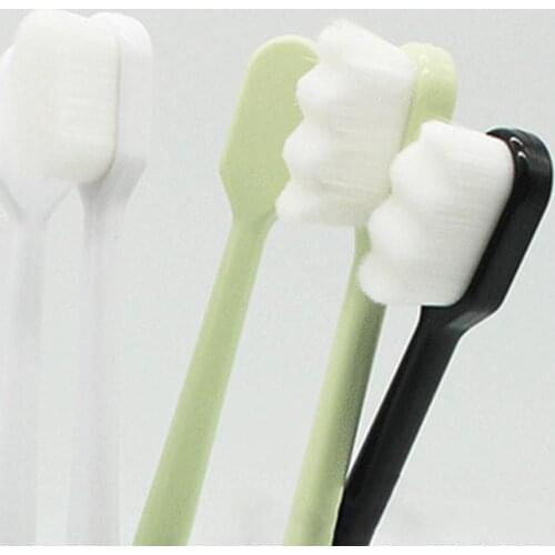 1PC Ultra-fine Soft Toothbrush Million Nano Bristle Adult Tooth Brush Teeth Deep Cleaning Portable Travel Dental Oral Care Brush