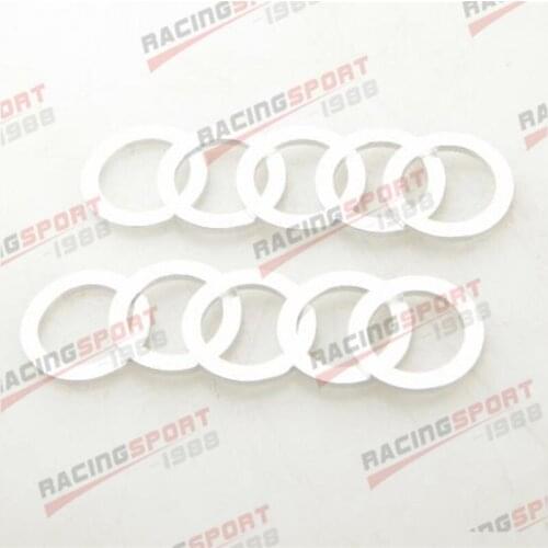 10 x Aluminum Washer AN4 ID 11.3mm 7/16" AN -4 Washers For AN Adapter