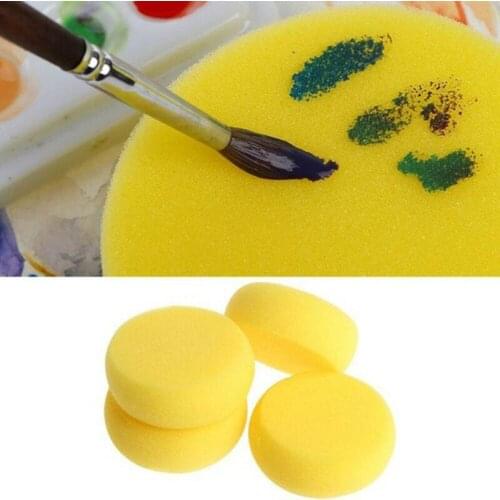 20pcs Painting Sponge Round Synthetic Artist Sponges Watercolor Sponges for Painting Crafts Ceramics Pottery Clay Household Use