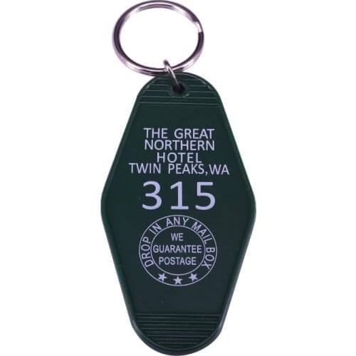 Twin Peaks The Great Northern Hotel Room #315 Key Tag will have you ready to start your own murder investigation