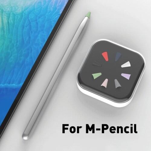 8Pcs/Set Touchscreen Pen Nib Case For HUAWEI M-Pencil Silicone Pencil Tip Cover For HUAWEI M-Pen lite Cap Protector Stylus Pen