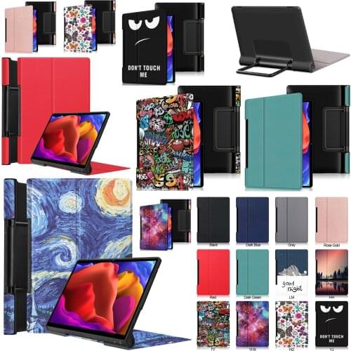 Kids Shockproof Funda Case For Lenovo YOGA Pad Pro 13.0" 2021 YT-K606F K606 Silm Capa PU Leather Folio Anti-fall Cover +Film+Pen