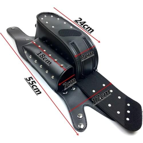 For Electra Glide Motorcycle Engine Crash Bar Saddlebag Guard Bag For Touring Road King Toolkit With Water Bottle Holder