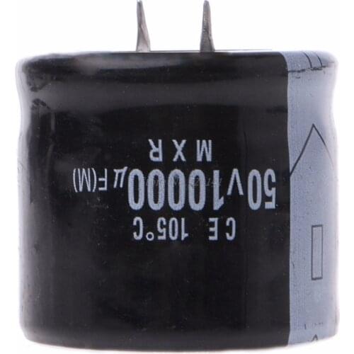 Electrolytic Capacitors 10000uF 50V 105 Celsium Power Electrolytic Capacitor Snap Fit Snap In Dropship