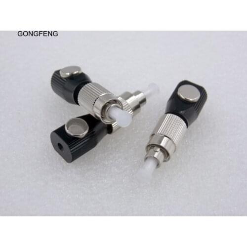 GONGFENG 10pcs New Optic Fiber Accessories Circular Connector Coupler FC Bare Adapter Flange Special Wholesale FOR Russia