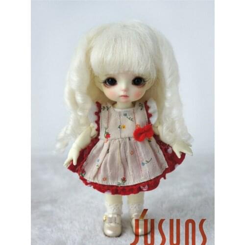 JD178 1/12 1/8 Fashion Curly BJD mohair wigs size 4-5inch 5-6 inch doll hair popular doll accessories