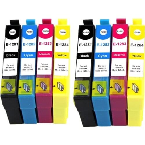 For epson T1281 compatible ink cartridge For EPSON Stylus S22 SX125 SX130 SX230 SX235W SX420W SX425W SX430W SX435W Printer