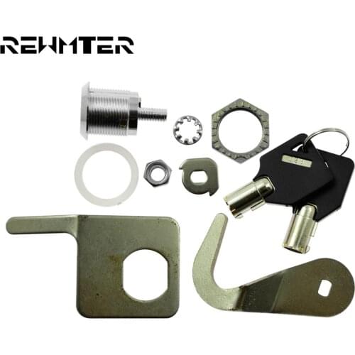 REWMTER Motorcycle Key High Quality Steel Tour-Pak Locks & Keys Set For Harley Touring Road King Electra Glide FLTR 1993-2013