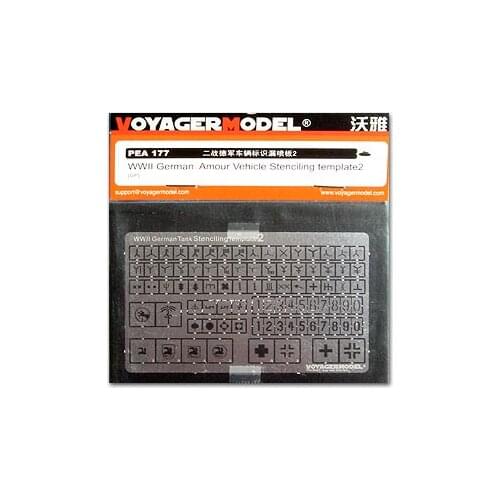 KNL HOBBY Voyager Model PEA177 World War II German vehicle logo leak board 2