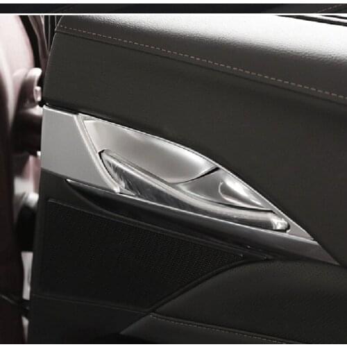 Lsrtw2017 Car Interior Door Bowl Cover Frame Panel Chrome for Cadillac Ct4 2020 2021 2022 Accessories Auto Styling Moldings