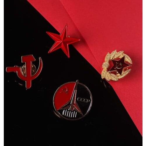 Cccp Icon Metal Badges For Clothes Accessories Belarus Icons On The Backpack Set Soviet Badge Enamel Military Medals Patriot